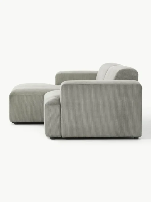 Cord-Ecksofa Melva (3-Sitzer)