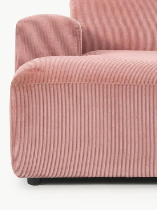 Cord-Ecksofa Melva (3-Sitzer)