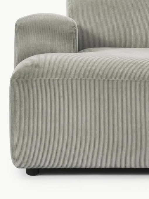 Cord-Ecksofa Melva (3-Sitzer)