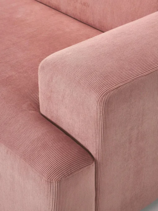 Cord-Ecksofa Melva (3-Sitzer)