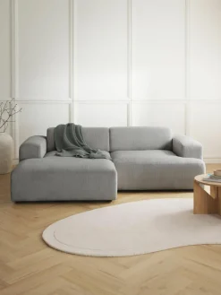 Cord-Ecksofa Melva (3-Sitzer)