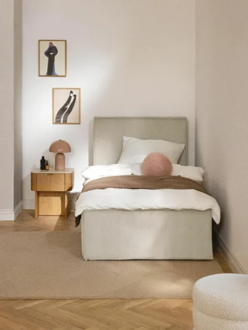 Cord-Einzelbett Dream mit Stauraum