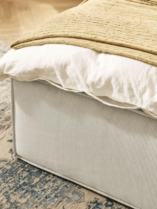 Cord-Einzelbett Dream mit Stauraum