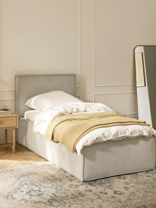 Cord-Einzelbett Dream mit Stauraum