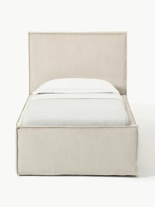 Cord-Einzelbett Dream mit Stauraum