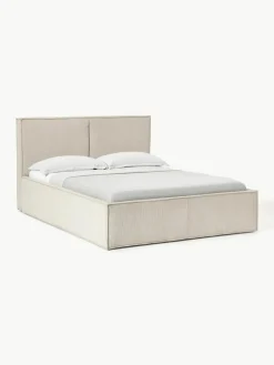 Cord-Polsterbett Dream mit Stauraum