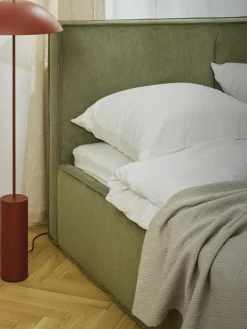 Cord-Polsterbett Dream mit Stauraum