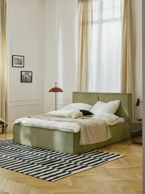 Cord-Polsterbett Dream mit Stauraum
