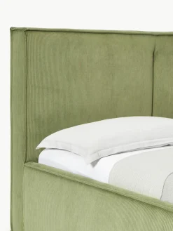 Cord-Polsterbett Dream mit Stauraum