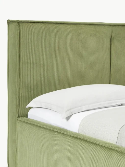 Cord-Polsterbett Dream mit Stauraum