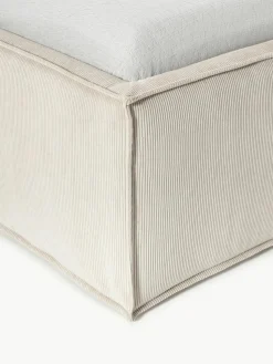 Cord-Polsterbett Dream mit Stauraum