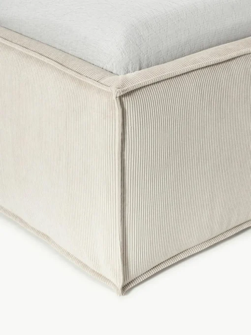 Cord-Polsterbett Dream mit Stauraum
