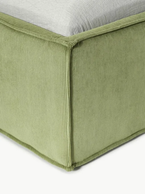 Cord-Polsterbett Dream mit Stauraum