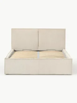 Cord-Polsterbett Dream mit Stauraum