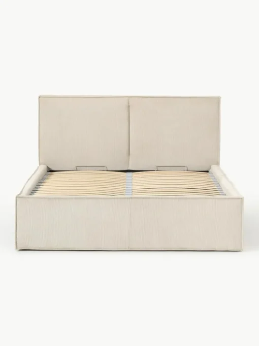 Cord-Polsterbett Dream mit Stauraum