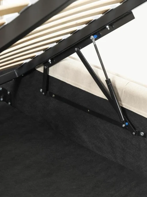 Cord-Polsterbett Dream mit Stauraum
