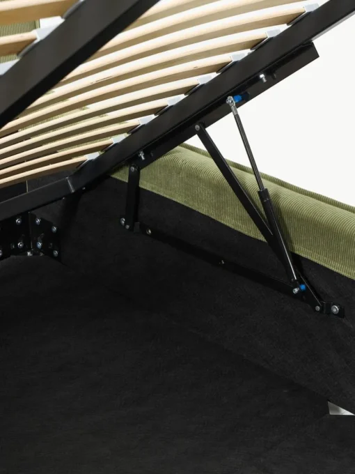 Cord-Polsterbett Dream mit Stauraum