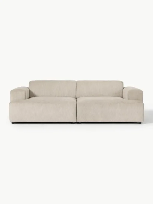 Cord-Sofa Melva (3-Sitzer)