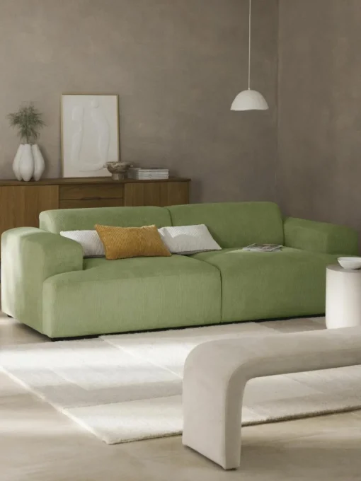 Cord-Sofa Melva (3-Sitzer)