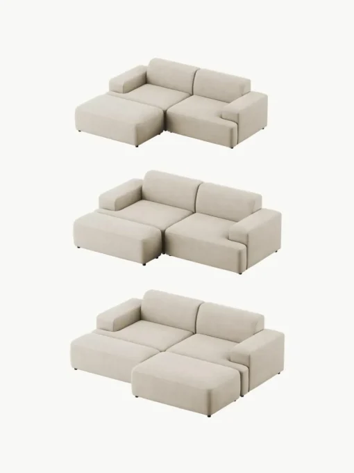 Cord-Sofa Melva (3-Sitzer)