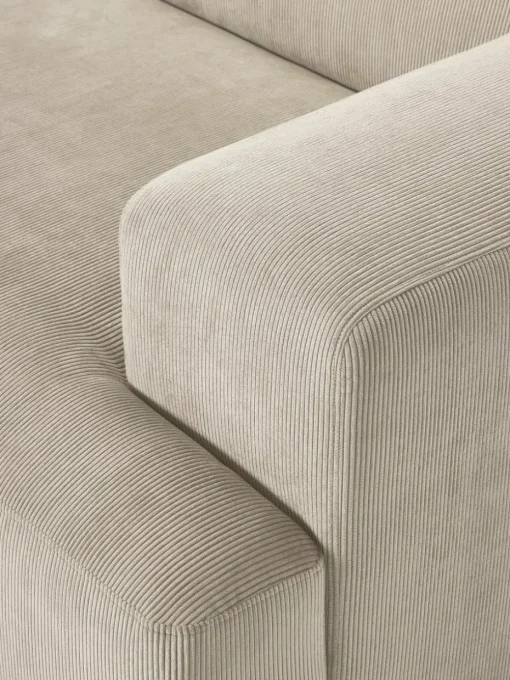 Cord-Sofa Melva (3-Sitzer)