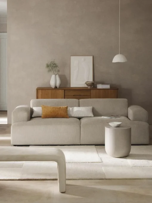 Cord-Sofa Melva (3-Sitzer)