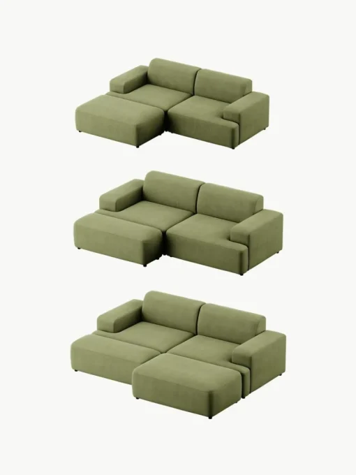 Cord-Sofa Melva (3-Sitzer)
