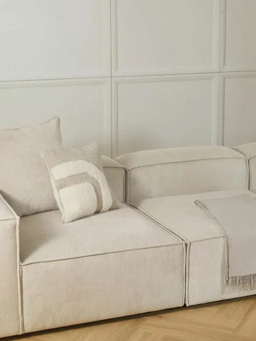 Cord-Sofa-Kissen Lennon
