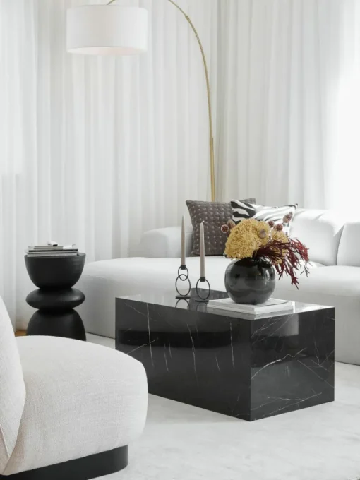 Couchtisch Lesley in Marmor-Optik