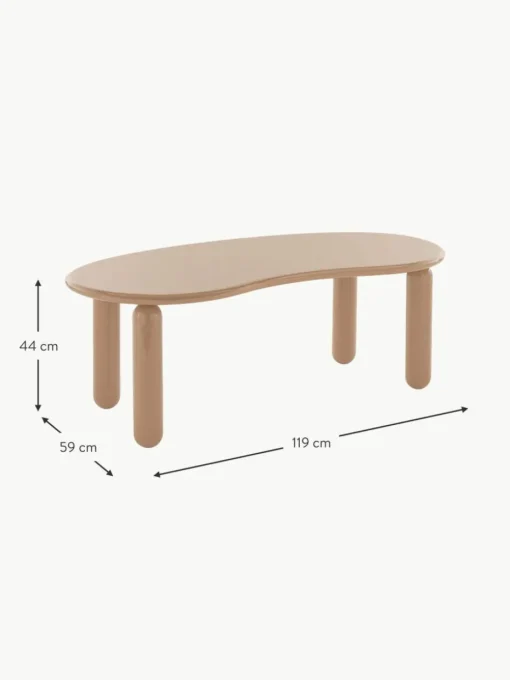 Couchtisch Undique Mas in organischer Form