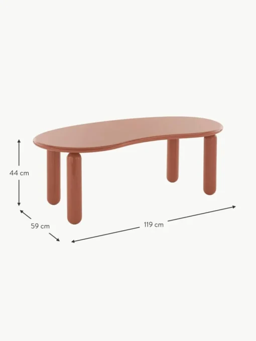 Couchtisch Undique Mas in organischer Form