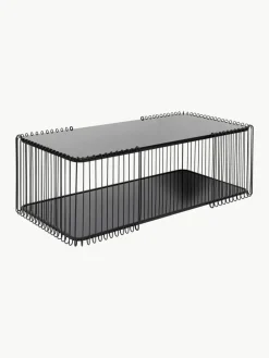 Couchtisch Wire mit Glasplatte