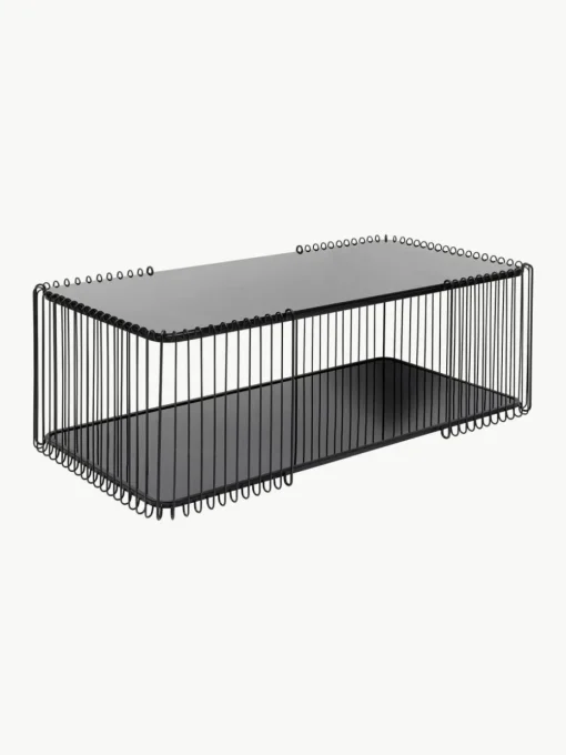 Couchtisch Wire mit Glasplatte