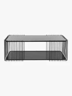 Couchtisch Wire mit Glasplatte