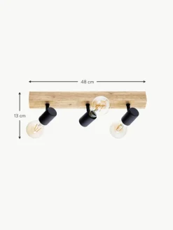 Deckenstrahler Townshend aus Holz