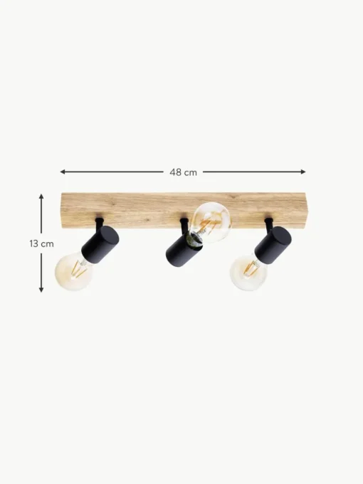 Deckenstrahler Townshend aus Holz