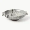 Deko-Schale Fossil aus Marmor, H 10 cm