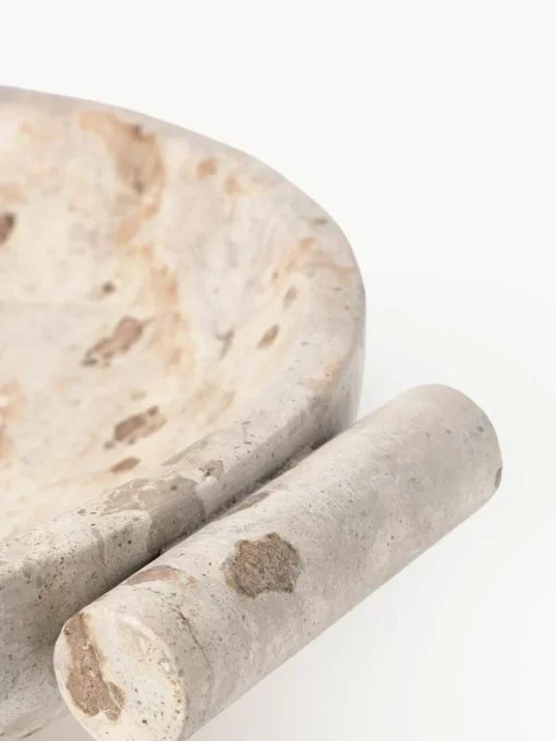 Deko-Schale Fossil aus Marmor, H 10 cm