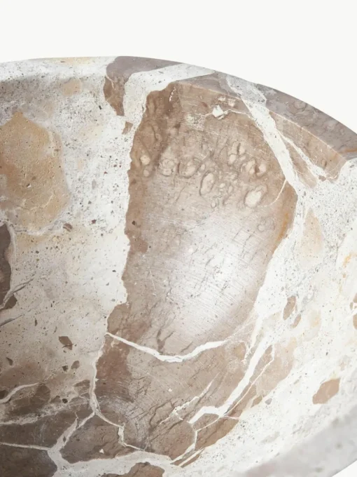 Deko-Schale Fossil aus Marmor, H 15 cm