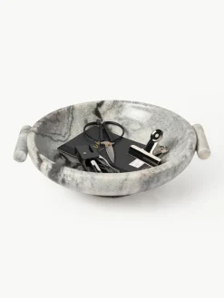 Deko-Schale Fossil aus Marmor, H 10 cm
