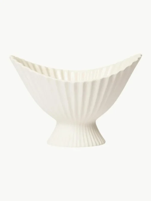 Deko-Schale Fountain aus Steinzeug, B 19 cm