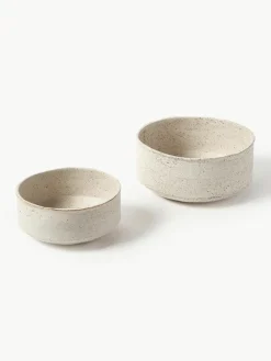 Deko-Schale Kamo mit rauer Oberfläche, H 13 cm