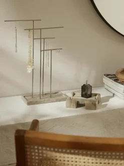 Deko-Tablett Knud aus Marmor