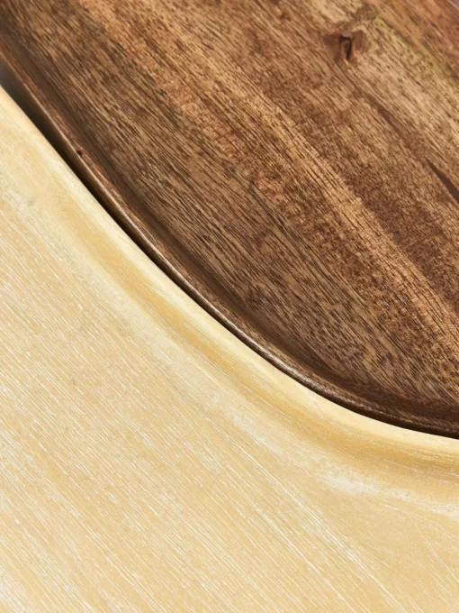 Deko-Tabletts Oda aus Mangoholz, 2er-Set