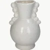 Deko-Vase Orchid aus Steingut, H 25 cm