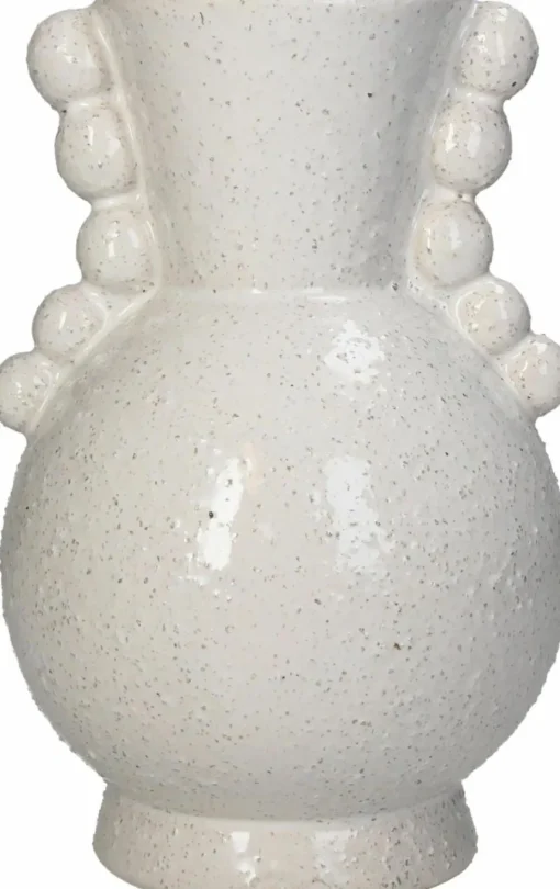 Deko-Vase Orchid aus Steingut, H 25 cm