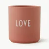 Design Becher Favourite LOVE mit Schriftzug
