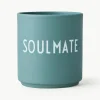 Design Becher Favourite SOULMATE mit Schriftzug