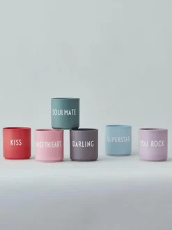 Design Becher Favourite SOULMATE mit Schriftzug