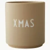 Design Becher Favourite XMAS mit Schriftzug
